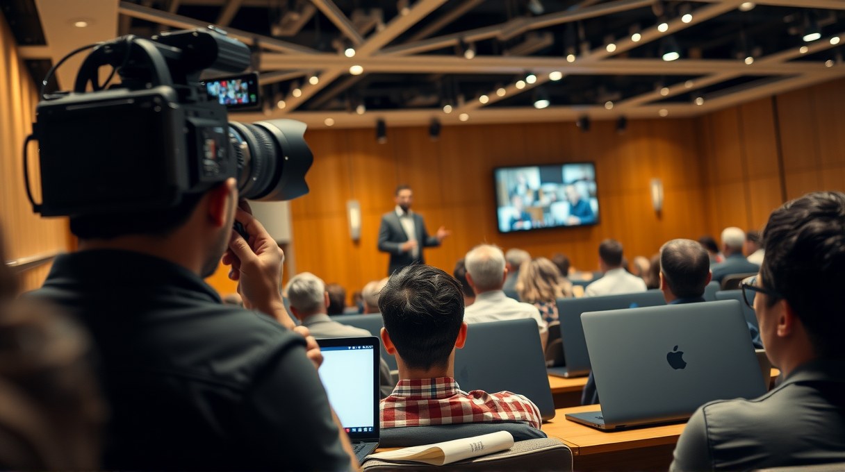 Eventos híbridos: cuando parte del público no está en la sala