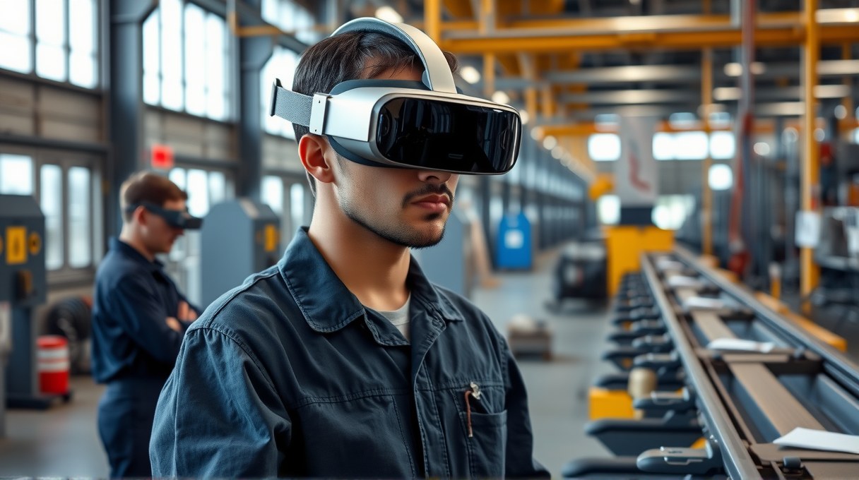 Realidad virtual para formación de operarios: del manual al simulador