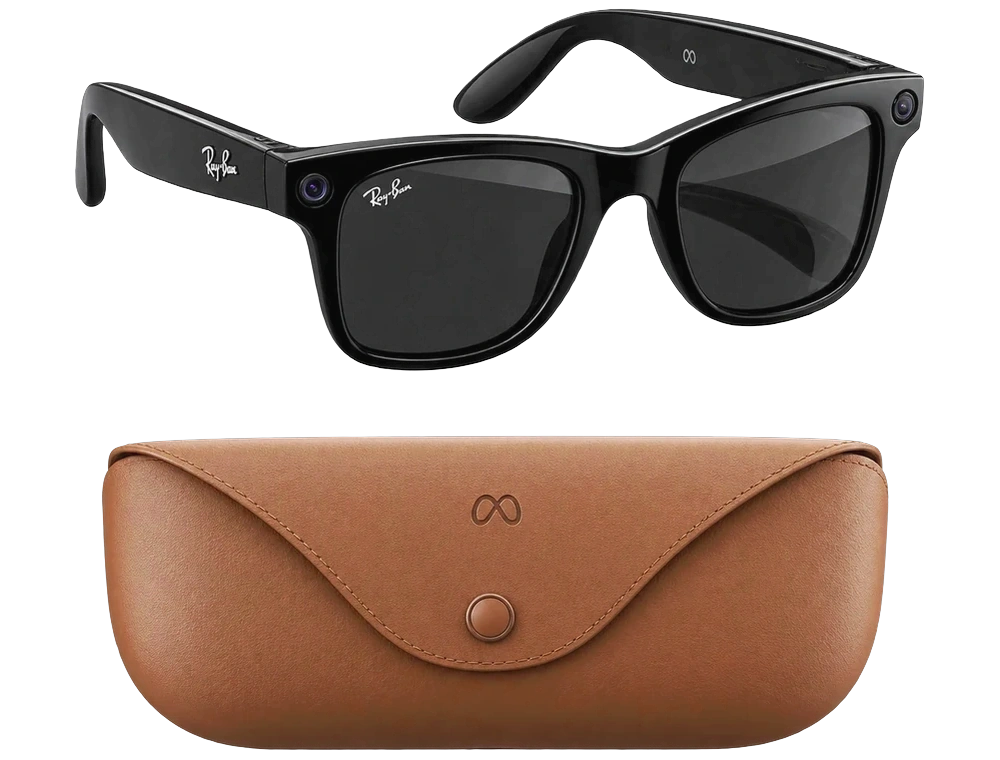 Ray-Ban Meta con su estuche de carga