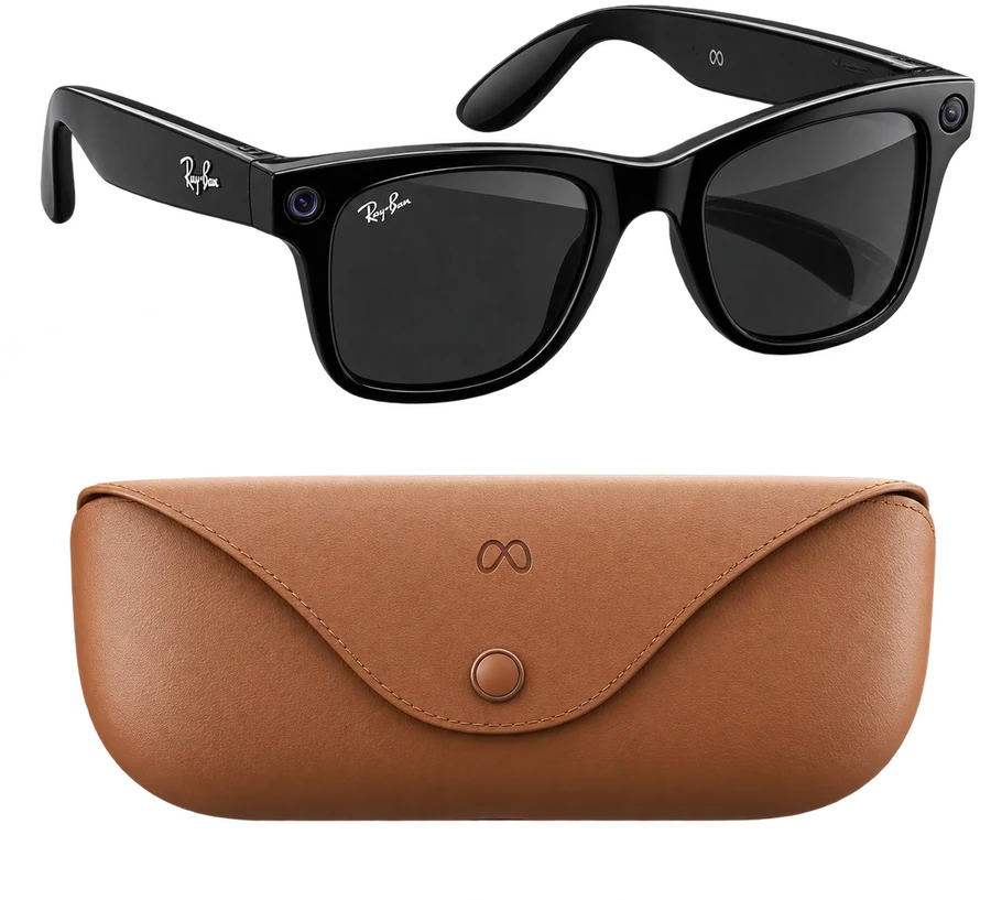 Ray-Ban Meta con su estuche de carga